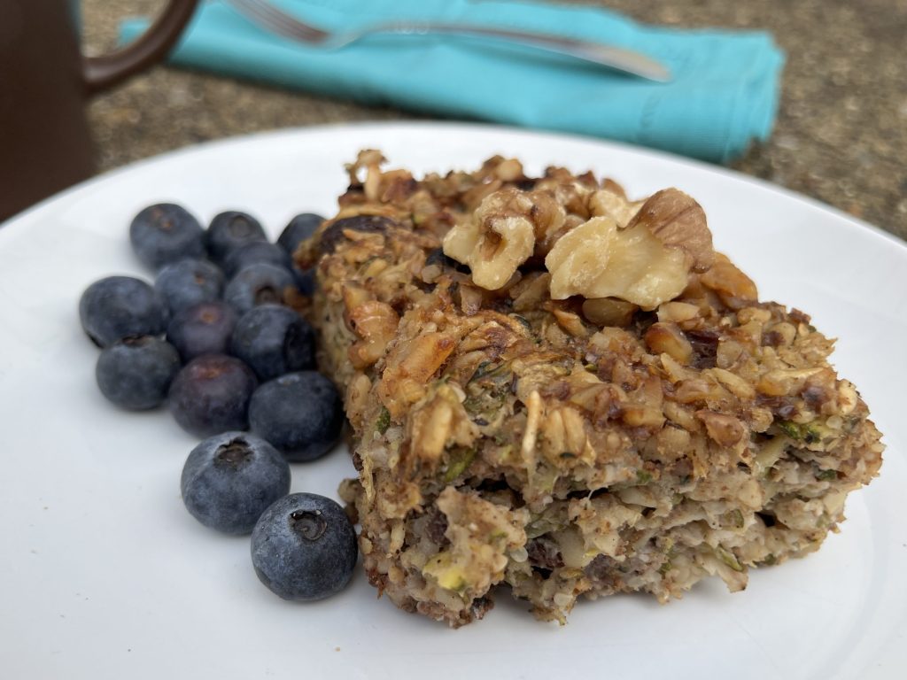 zucchini oatmeal square
